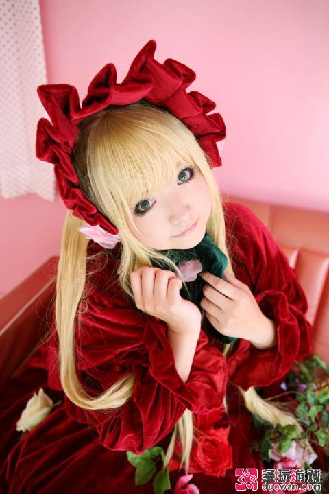 《<em>蔷薇少女</em>》真红华丽绝美cosplay--金羊网