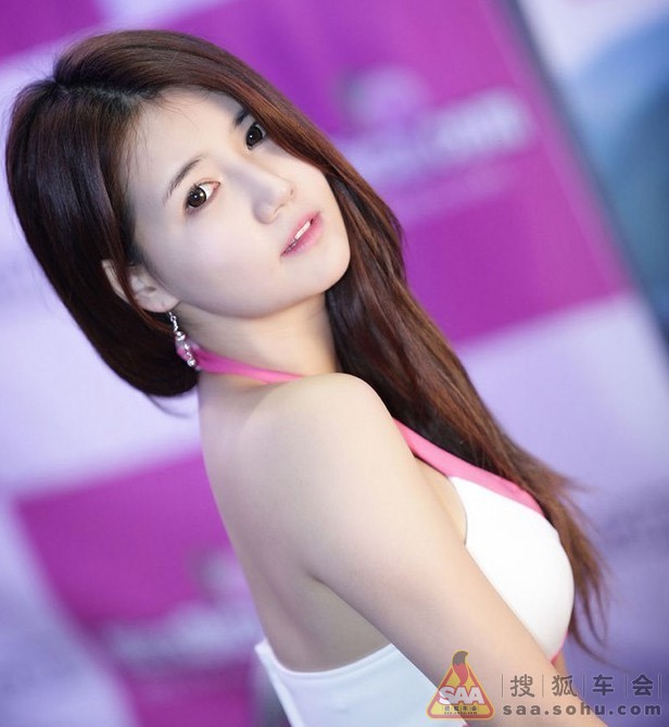 <em>韩国青春</em>靓丽美女车模_汽车_金羊网