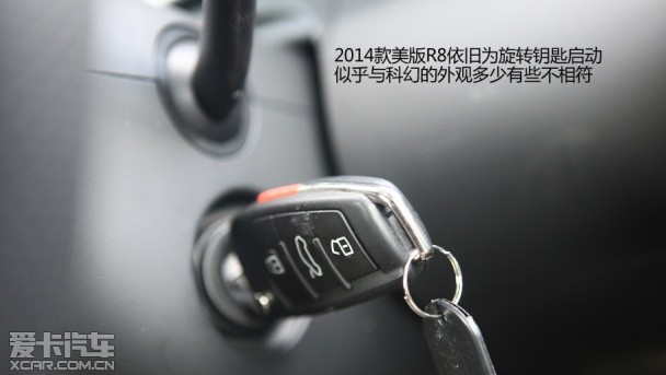 钥匙,早已在奥迪各系车型上普及的一键启动并没有出现在改款高清图片