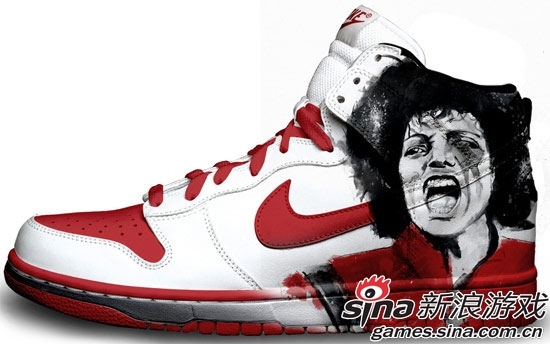 国外玩家创意涂鸦NIKE篮球鞋 - 金羊网-华南地