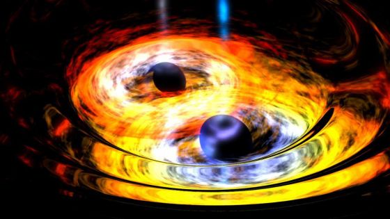 美望远镜发现罕见双黑洞系统：相互绕转似舞者