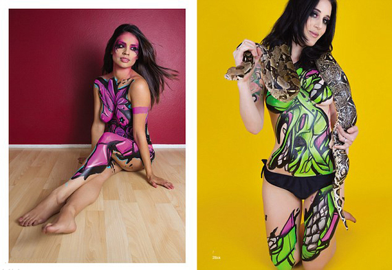 英国<em>女性人体</em>涂鸦成新潮流_金羊网文化