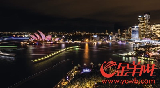 缤纷悉尼灯光音乐节(Vivid Sydney)夜景 缤纷悉尼灯光音乐节(Vivid Sydney)夜景
