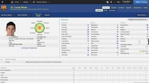 足球经理2014最强11人阵容出炉