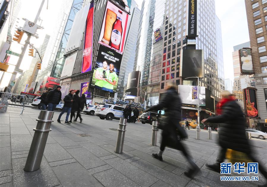 防范恐怖袭击！纽约计划在知名地点设1500个金属隔离桩