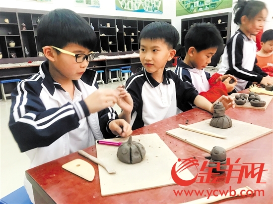 “石湾陶艺”走进小学课堂 国家级非遗得到良好传承