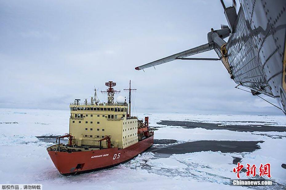 美国5名科学家被困南极洲 阿根廷海军营救