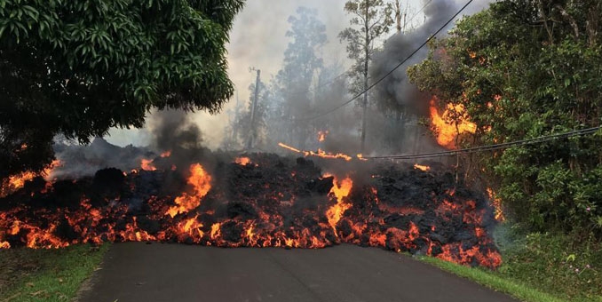  夏威夷火山活动将加剧 熔岩“一路狂奔”