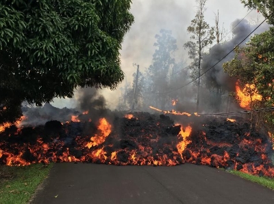  夏威夷火山活动将加剧 熔岩“一路狂奔”