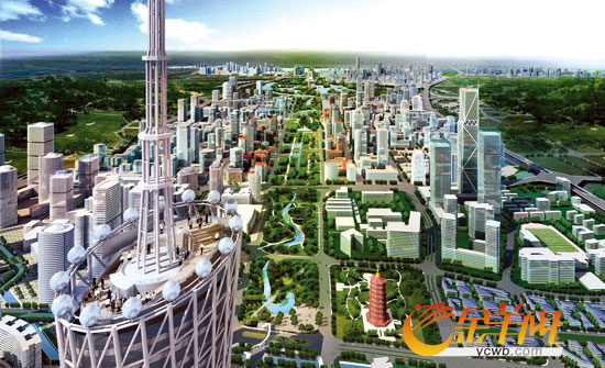 广州中轴线南段规划出炉 将建两路有轨电车(图