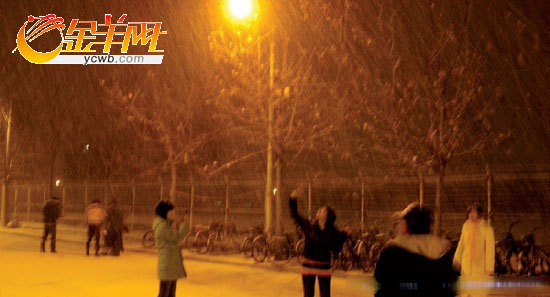 网友发来的“天河区昨日2时下雪 ”的图片。 网友发来的“天河区昨日2时下雪 ”的图片。