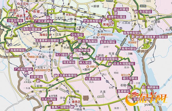 (转)广州绿道1060公里 50个地铁站可租单车游绿道图片