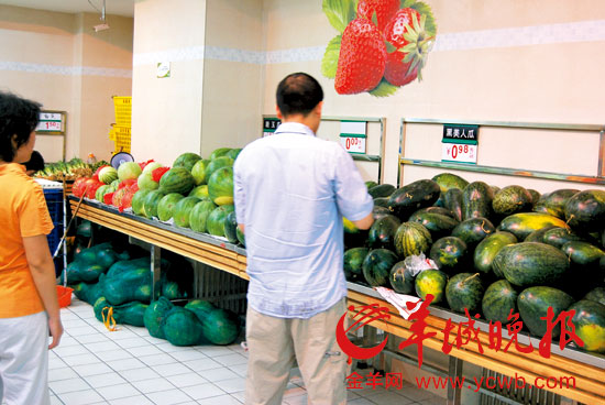 膨大剂 波及深圳西瓜市场 成交量锐减三四成