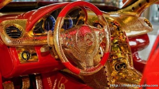 24K纯金改装的炫目跑车