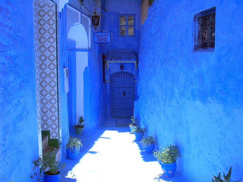 走进摩洛哥神秘蓝色小镇