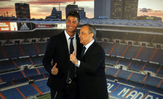 皇马官方宣布续约C罗至2018年 年薪超梅西世