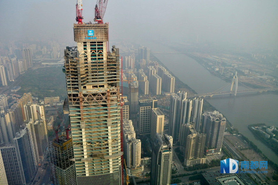 东塔四天长一层 将成广州第一高楼 【凯迪广州】-凯迪社区