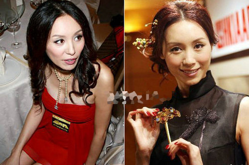 郭可盈整容后,虽然大饼脸不见了,但是颧骨渐渐变高,像老了十岁的