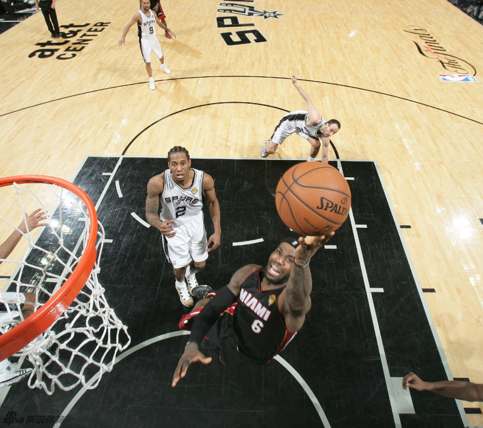 NBA总决赛II:热火客场力克马刺 总比分1-1