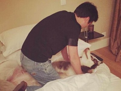  王思聪 发骑狗照被网友痛批 爆粗回应