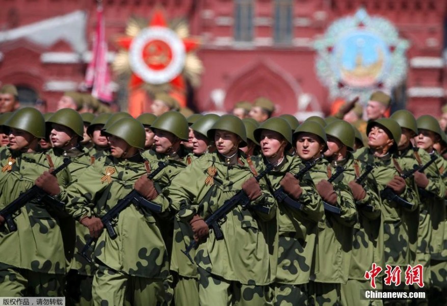 俄罗斯红场阅兵 纪念卫国战争胜利70周年