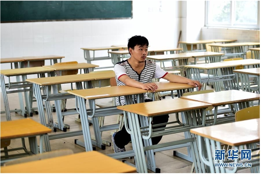 安徽合肥现一个人的考场 考试时间按规定延长