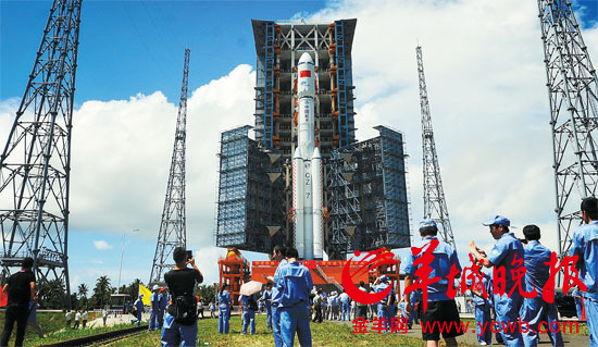  长征七号即将 在文昌基地择机发射 羊晚揭秘首