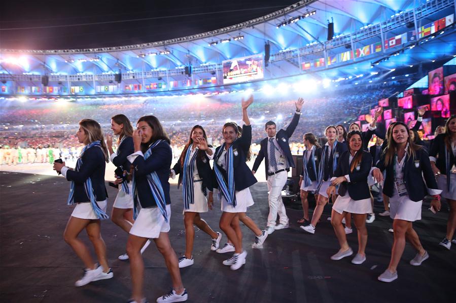 第31届里约奥运会各国运动员入场
