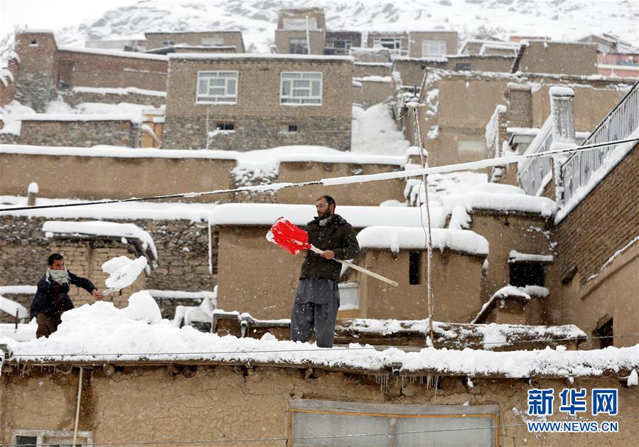 阿富汗遭遇大雪极寒天气