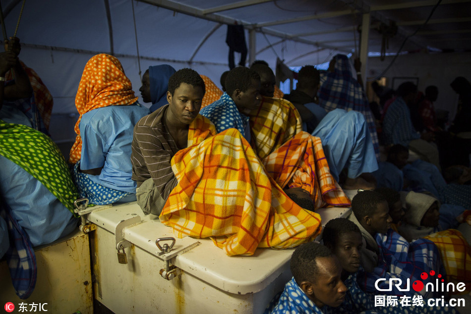 332名非洲难民在利比亚海域获救