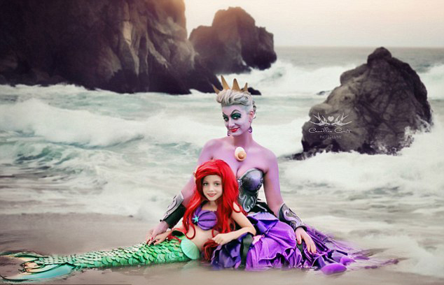 加拿大母亲为女儿拍迪士尼公主梦幻照