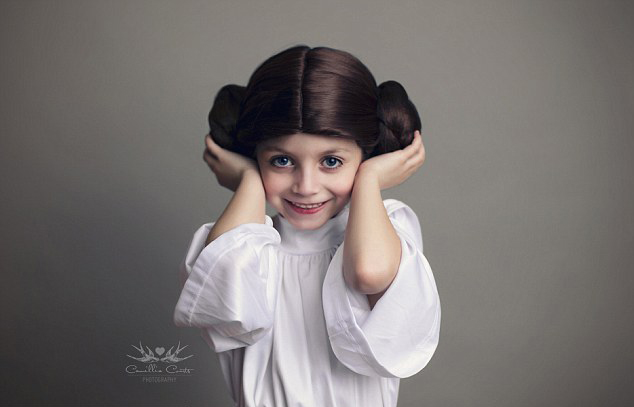 加拿大母亲为女儿拍迪士尼公主梦幻照