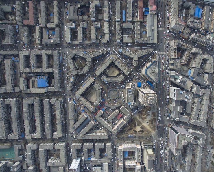 中国神秘的八卦街 竟能让无人机航拍迷失方向