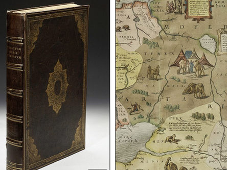 世界第一本现代地图册将拍卖 澳洲还没绘入