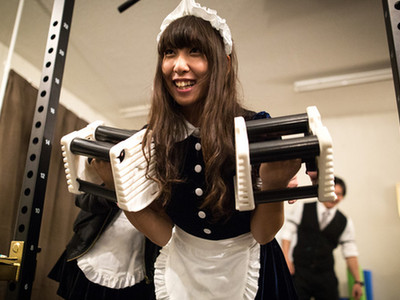 日本推出女仆健身房 一对一服务
