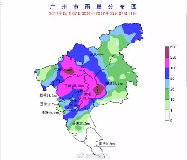 特大暴雨昨天冲刷广州!今天大暴雨继续,出行请注意 特大暴雨昨天冲刷广州!今天大暴雨继续,出行请注意