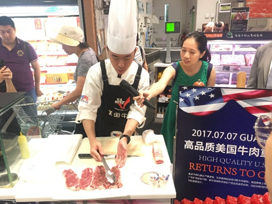美国牛肉重返中国市场,Ole'精品超市抢先上市_