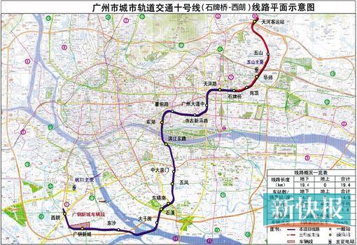 广州三地铁线环评公示 十号线五号线东延段拟明年开工