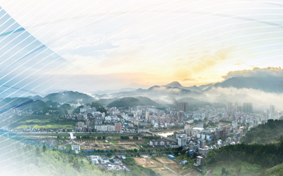 广东清远市连山壮族瑶族自治县山城. 王淩剑摄