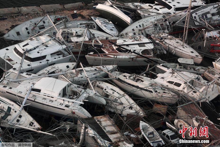 镜头记录飓风“艾尔玛”经过的那些地方