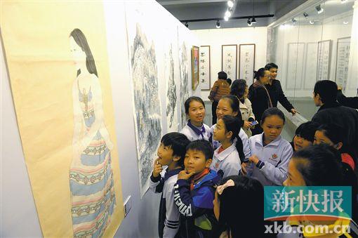 2017年广东青少年书画大赛优秀作品在东莞“首秀”
