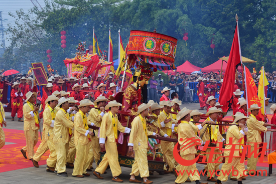 “波罗诞”千年庙会重头戏“五子朝王”今日上演