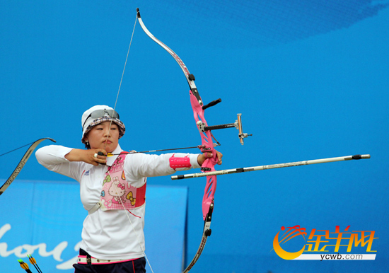 <em>射箭女子</em>团体 韩国附加赛连中3次靶心夺冠_新
