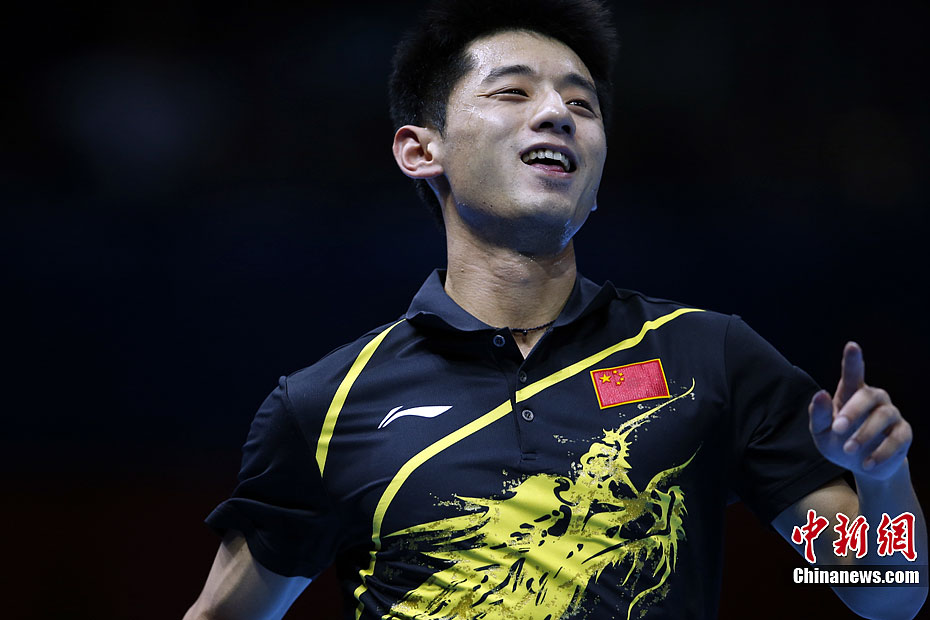 中国包揽奥运乒乓男单冠亚军