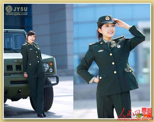 制服诱惑:<em>中国最美女兵</em>胜车模 - 金羊网-华南地