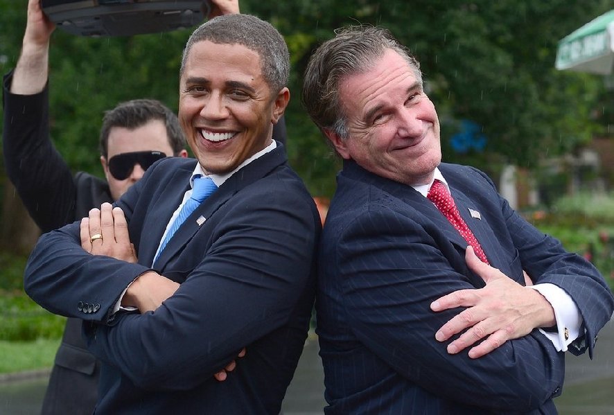 "奥巴马"与"罗姆尼"比武