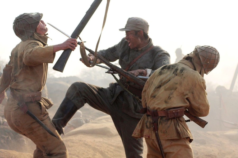 the most ridiculous scenes in anti-japanese tv drama .